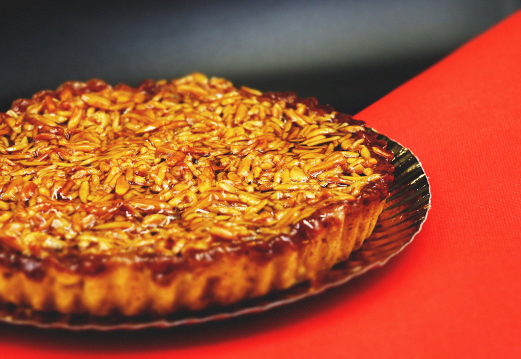 tarte reacheada de amendoa